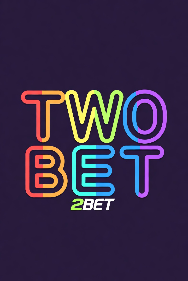 2Bet brand logo poster with colourful TWO BET lettering